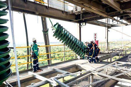 Spiral hoisting operation